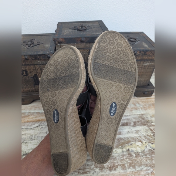 Dr.Scholl's Everlasting Espadrille Wedge Slip On, Black,  Size 8M - Picture 8 of 10